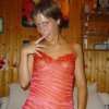girl poseert met de prikkelende gloed ;)