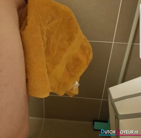 Geil en met enorm stijve onder de douche