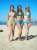 Trio tieners op het strand