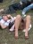 pot ligt op de tedere G-string!