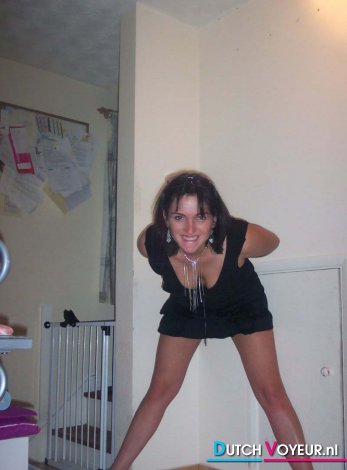 spriet poseert met een zwoele opwindende buurt..