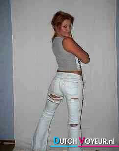 lover poseert met een gave sfeer