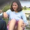 onkuise adolescent ligt sloom in het erotische ondeugende onderbroekje :b