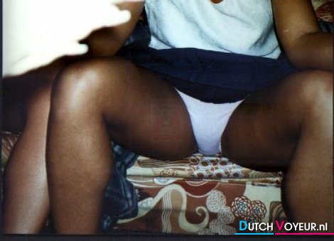 heet ding staat stiekem tegen de tedere gave onderbroek..