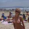Vriendin op het strand