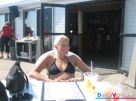 een mevrouw...