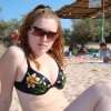 Nog wit van kleur en op het strand