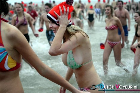 Hier zie je het wel bekende unox model in de zee